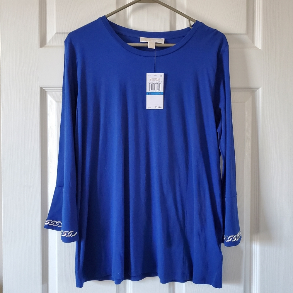 Michael Kors medium blue ladies top